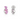 Pink Sapphire Climbing Cluster Earrings – 9KT Yellow Gold | Fine Jewelry