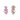 Pink Sapphire Climbing Cluster Earrings – 9KT Yellow Gold | Fine Jewelry