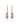 Pink Sapphire Drop Earrings – 9KT Yellow Gold | Fine Jewelry Yellow Gold