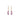 Pink Sapphire Drop Earrings – 9KT Yellow Gold | Fine Jewelry Yellow Gold