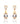 Morganite Drop Statement Earrings – 9KT Yellow Gold | Fine Jewelry Yellow Gold