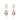Morganite Drop Statement Earrings – 9KT Yellow Gold | Fine Jewelry Rose Gold