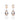 Morganite Drop Statement Earrings – 9KT Yellow Gold | Fine Jewelry White Gold