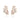 Morganite Cluster Statement Earrings – 9KT Yellow Gold | Fine Jewelry Yellow Gold