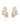 Morganite Cluster Statement Earrings – 9KT Yellow Gold | Fine Jewelry Yellow Gold