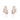 Morganite Cluster Statement Earrings – 9KT Yellow Gold | Fine Jewelry Rose Gold