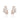 Morganite Cluster Statement Earrings – 9KT Yellow Gold | Fine Jewelry White Gold