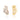 Morganite Cluster Statement Earrings – 9KT Yellow Gold | Fine Jewelry
