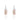 Morganite Oval Drop Earrings – 9KT Yellow Gold | Fine Jewelry White Gold