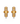 Citrine Cluster Hoop Earrings– 925 Sterling Silver | Fine Jewelry