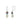 White Pearl With Multi Stone 13.20ctw Hook Earrings In 925 Sterling Silver