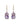 Brazilian Pink Amethyst With Diamond EF-VS 7.30ctw Lever Back Earrings In 9KT Rose Gold