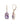 Brazilian Pink Amethyst With Diamond EF-VS 7.30ctw Lever Back Earrings In 9KT Rose Gold