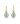 Alexandrite Hoop Earrings – 9KT Yellow Gold | Fine Jewelry Yellow Gold