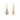 Alexandrite Hoop Earrings – 9KT Yellow Gold | Fine Jewelry