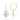 Alexandrite Hoop Earrings – 9KT Yellow Gold | Fine Jewelry