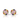 Multi Sapphire Stud Earrings – 9KT Yellow Gold | Fine Jewelry Yellow Gold