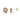 Multi Sapphire Stud Earrings – 9KT Yellow Gold | Fine Jewelry