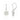 Opal & Topaz Cluster Drop Earrings – 925 Sterling Silver