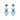 Blue Topaz Drop Stud Earrings – 925 Sterling Silver | Fine Jewelry