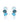 Blue Topaz Stud Earrings – 925 Sterling Silver | Fine Jewelry