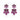 Rhodolite Garnet Floral Stud Earrings – 925 Sterling Silver | Fine Jewelry