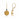 Golden Druzy Quartz Lever Back Earrings – 925 Sterling Silver | Fine Jewelry