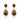 Tiger’s Eye Double Drop Earrings – 925 Sterling Silver | Fine Earrings