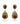 Tiger’s Eye Double Drop Earrings – 925 Sterling Silver | Fine Earrings