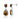 Tiger’s Eye Double Drop Earrings – 925 Sterling Silver | Fine Earrings