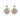 Multi Stone Floral Stud Earrings – 9KT Yellow Gold | Fine Jewelry Yellow Gold
