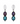 Peacock Pearl Drop Earrings– 925 Sterling Silver | Fine Jewelry