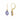 Tanzanite Cluster Leaver Back Earrings – 9KT Yellow Gold | Fine Jewelry