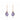 Tanzanite Cluster Leaver Back Earrings – 9KT Yellow Gold | Fine Jewelry Rose Gold