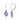 Tanzanite Cluster Leaver Back Earrings – 9KT Yellow Gold | Fine Jewelry