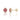 Pink Tourmaline Stud Earrings – 9KT Yellow Gold | Fine Jewelry