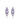 Rose De France 2.40ctw Hoop Earrings In 925 Sterling Silver