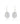 Kashi White Pearl 29.20ctw Hook Earrings In 9KT Rose Gold