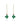 Emerald Cluster Leverback Drops – 9KT Yellow Gold | Luxury Jewelry Yellow Gold