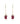 Ruby & Diamond Cluster Drop Earrings – 9KT Yellow Gold | Fine Jewelry Yellow Gold