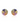 Multi-Sapphire Cluster Stud Earrings – 9KT Yellow Gold | Fine Jewelry Yellow Gold