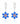 Flower Lever Back Earrings – 925 Sterling Silver | Enamel Jewelry