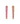 Pink Sapphire Hoop Earrings in 9K Yellow Gold