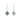 Indian Alexandrite & Diamond Lever-Back Earrings in 9K Yellow Gold