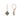 Indian Alexandrite & Diamond Lever-Back Earrings in 9K Yellow Gold