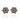 Lotus Flower Stud Earrings – 925 Sterling Silver | Smoky Quartz Jewelry