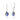 Multistone Blue & Violet Teardrop Earrings – 9KT Yellow Gold | Fine Jewelry