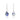 Multistone Blue & Violet Teardrop Earrings – 9KT Yellow Gold | Fine Jewelry