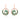 Alexandrite Floral Circle Drop Earrings – 9KT Yellow Gold | Fine Jewelry Rose Gold