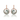 Alexandrite Floral Circle Drop Earrings – 9KT Yellow Gold | Fine Jewelry Rose Gold